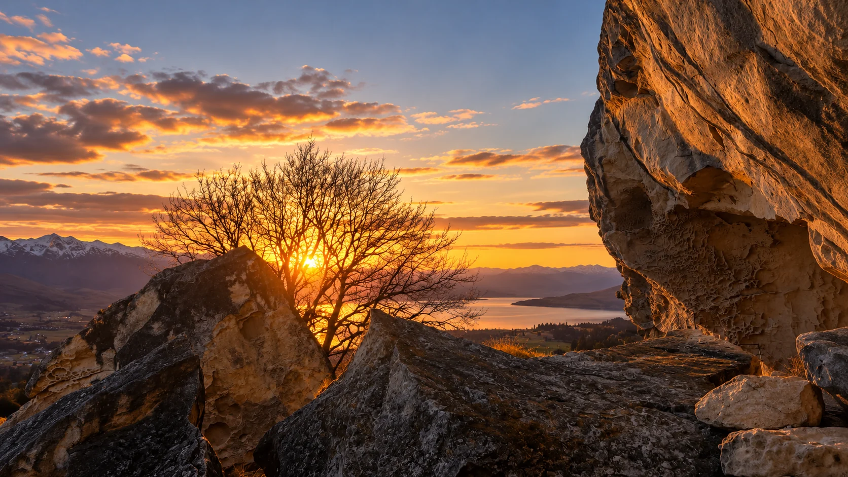 Southern Alps Sunset Journey